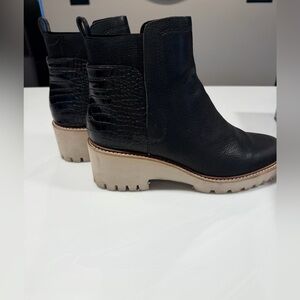 Dolce Vita Black Leather Huey Boots